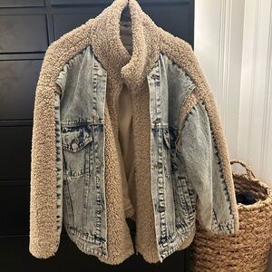 Blanknyc Sherpa Denim Jacket